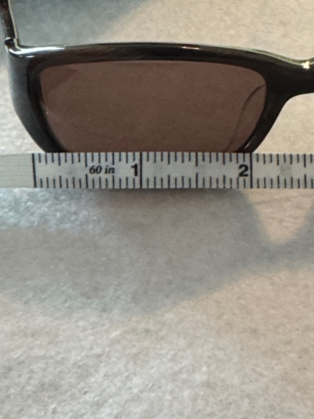 kate spade Brown and Green Oversized Rectangle Sunglasses and Case - Picture 11 of 11